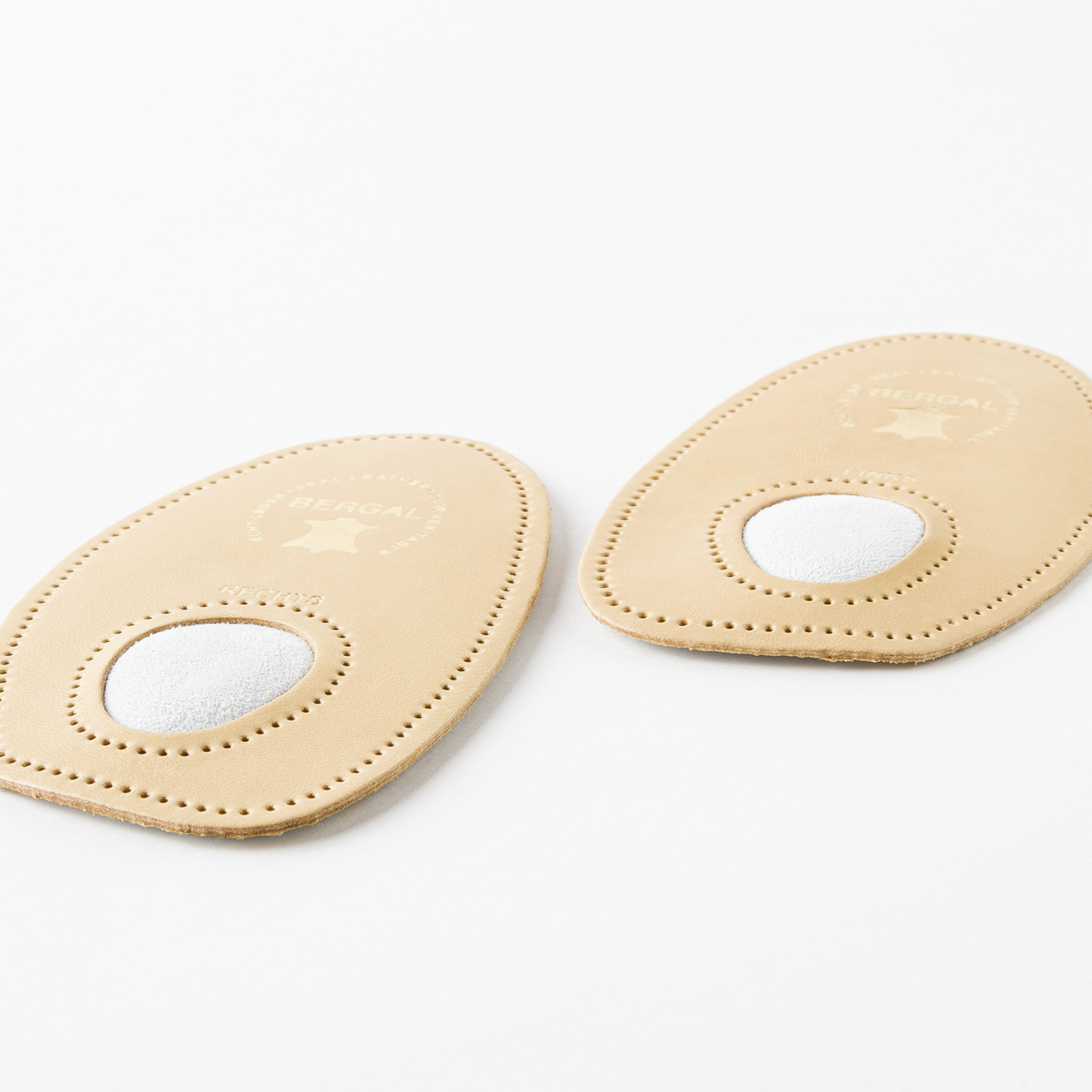 BERGAL LEATHER HALF-SOLE WITH PAD