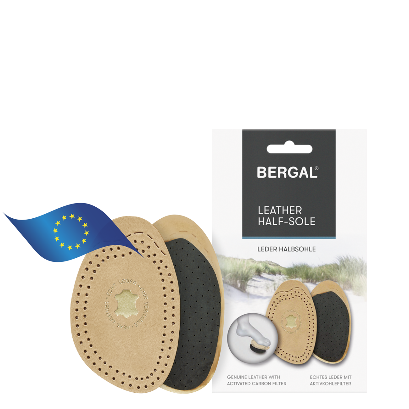 BERGAL LEATHER HALF-SOLE