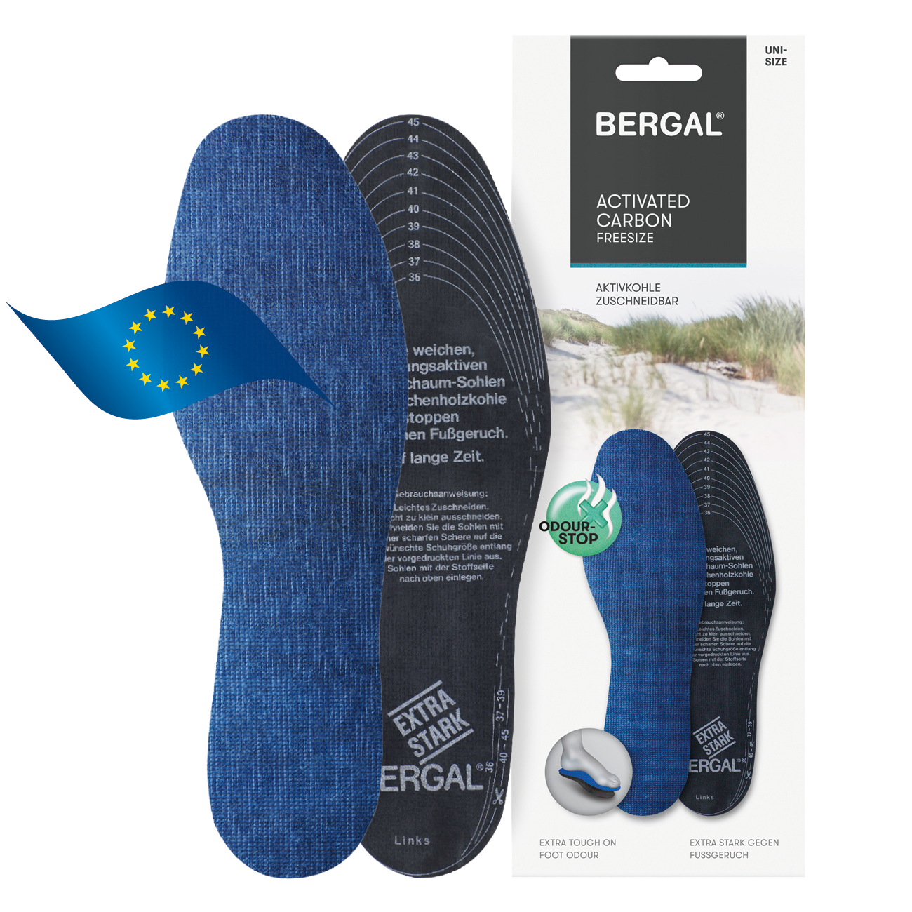 BERGAL ACTIVATED CARBON FREESIZE BERGAL ACTIVATED CARBON FREESIZE