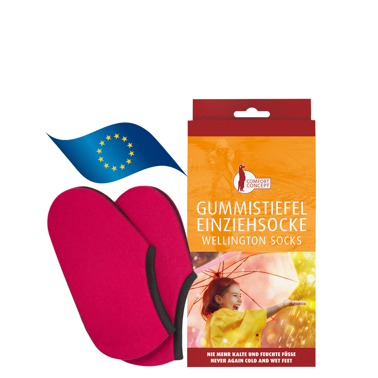 COMFORT CONCEPT GUMMISTIEFELEINZIEHSOCKEN KINDER