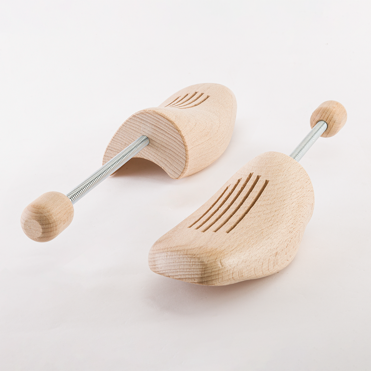 BERGAL BUCHENHOLZ SCHUHSPANNER MIT SPIRALFEDER - FORM "UNIVERSAL"