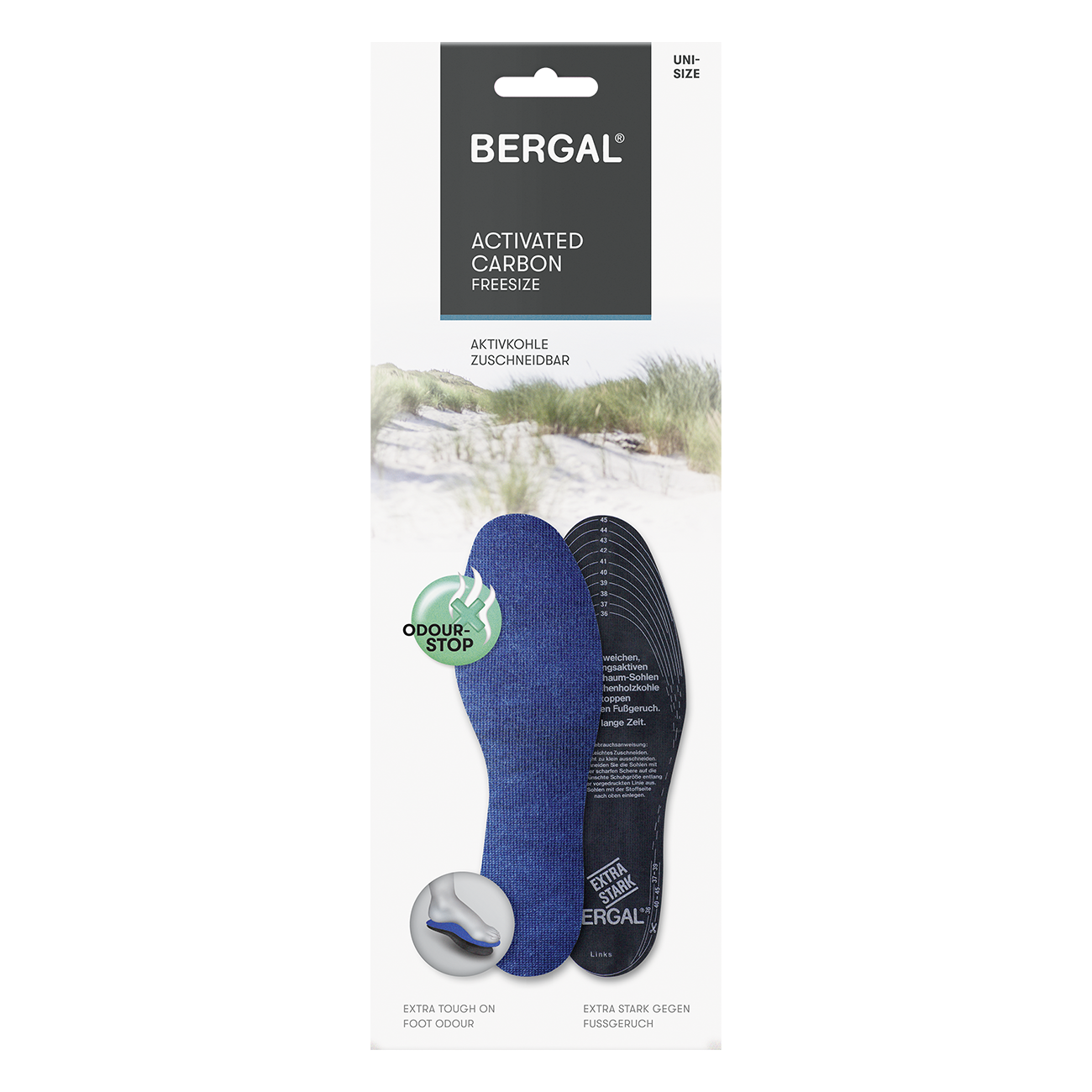 BERGAL ACTIVATED CARBON FREESIZE