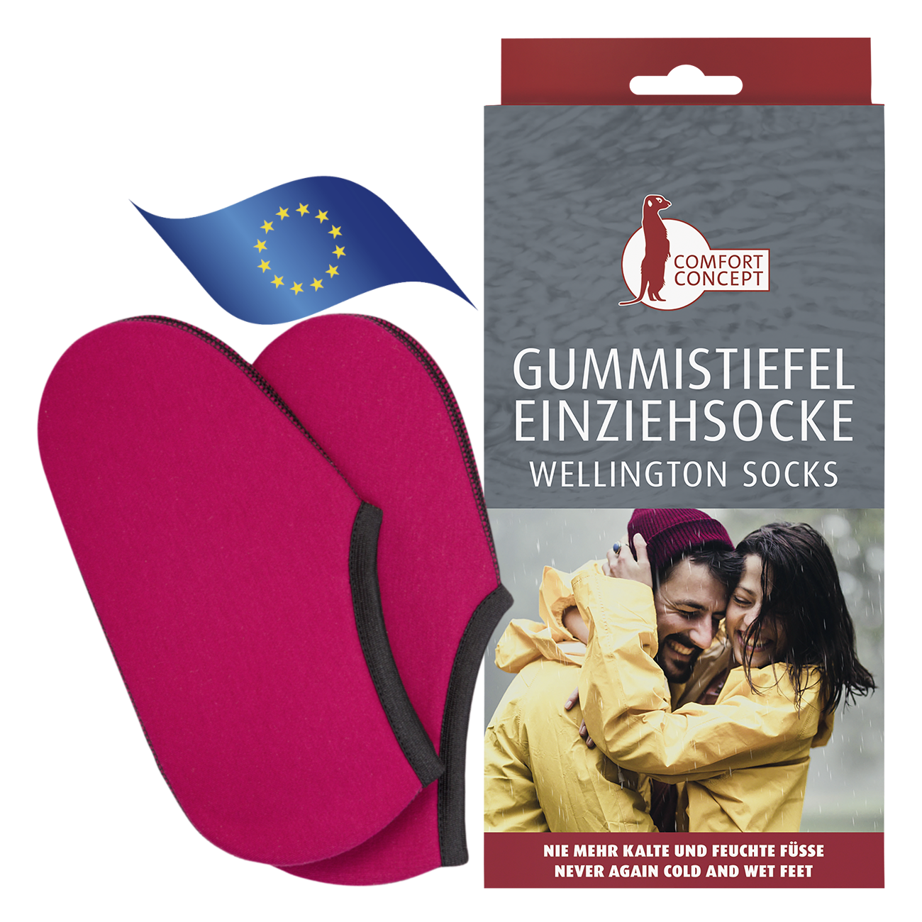 COMFORT CONCEPT GUMMISTIEFELEINZIEHSOCKEN DAMEN