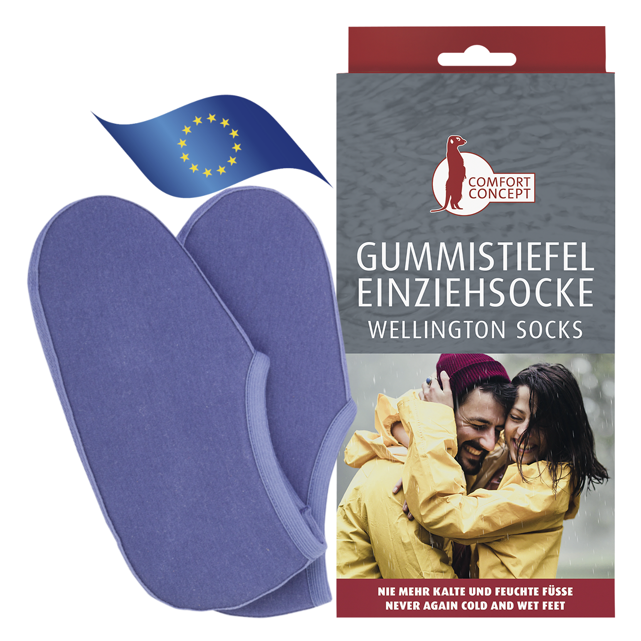 COMFORT CONCEPT GUMMISTIEFELEINZIEHSOCKEN HERREN