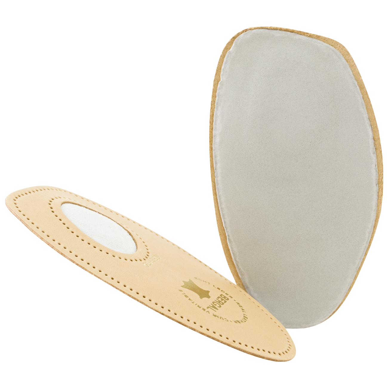 BERGAL LEATHER HALF-SOLE WITH PAD